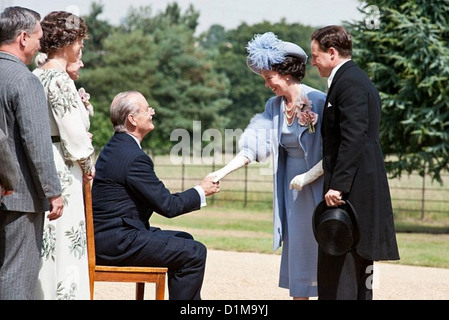 HYDE PARK ON HUDSON 2012 Focus film avec Bill Murray, Olivia Colman comme Elizabeth II, Samuel West comme le roi George VI Banque D'Images