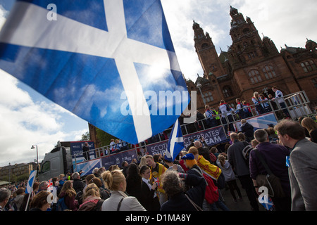 'Homecoming parade' pour le Scottish médaillés olympiques, des célébrations à Glasgow, en Écosse, le vendredi 14 septembre 2012 Banque D'Images