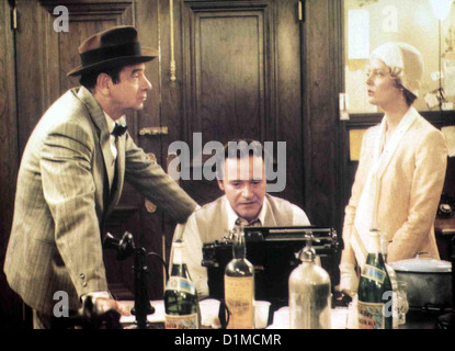 Front Page Extrablatt, Walter Matthau, Jack Lemmon, Susan Sarandon gegen den Willen senneur Verlobten Peggy (Susan Sarandon) Banque D'Images