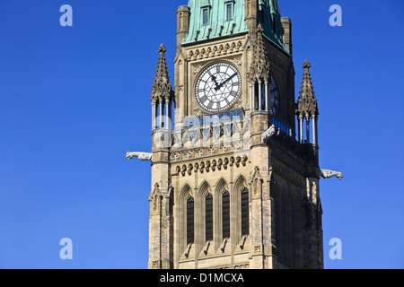 La tour de la paix, édifices du Parlement, Ottawa, Ontario, Canada Banque D'Images