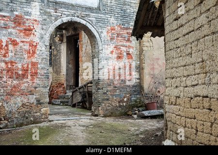 Vues d'Xiongcum Ancien village près de Guilin dans la région autonome Zhuang du Guangxi au sud-ouest de la Chine Banque D'Images