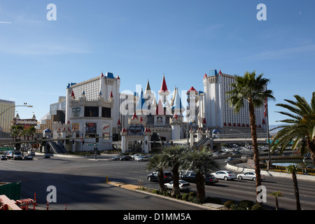 Excalibur Hotel and Casino sur le boulevard Strip de Las Vegas NEVADA USA Banque D'Images