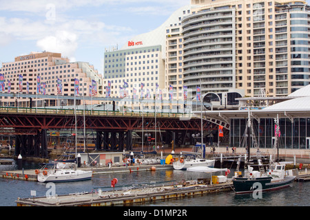 Darling Harbour à Sydney, Australie Banque D'Images