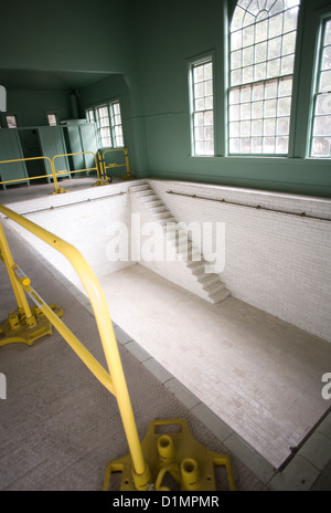 La piscine de l'hôtel particulier du verger de pruniers sur Cumberland Island National Seashore Banque D'Images