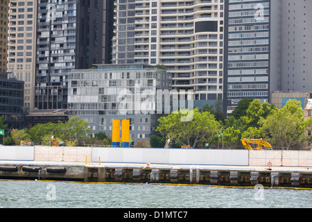 Barangaroo site développement créés par lendlease, Sydney, Australie Banque D'Images