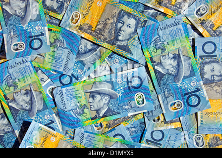 Dix dollars australiens Banque D'Images