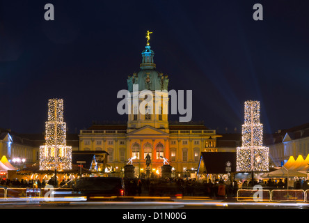 Marché de Noel à Charlottenburg, Berlin, Allemagne Banque D'Images