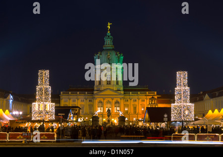 Marché de Noel à Charlottenburg, Berlin, Allemagne Banque D'Images