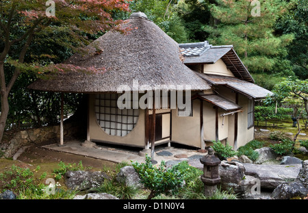 Le teahouse Onigawara-seki, l'un des quatre célèbres teahouses trouvés au temple bouddhiste Zen de Kodai-ji, Kyoto, Japon Banque D'Images