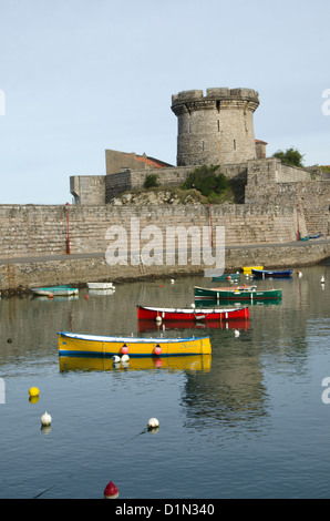 Port de Socoa à la Côte basque française Banque D'Images