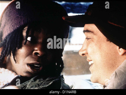 Und Homer Homer Eddie Eddie Whoope Goldberg, James Belushi 'Eddie' Cervi (Whoopie Goldberg), die sterben muss, zeigt chauve Banque D'Images