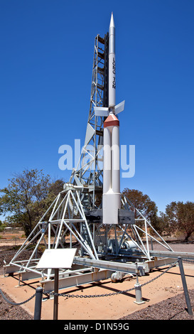 Woomera Rocket heritage park Australie du Sud Banque D'Images