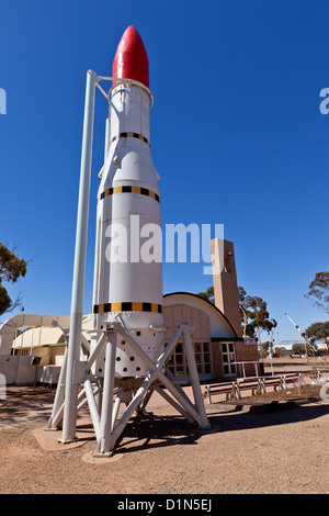 Woomera Rocket heritage park Australie du Sud Banque D'Images