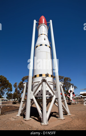 Woomera Rocket heritage park Australie du Sud Banque D'Images