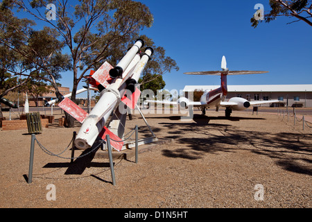 Woomera Rocket heritage park Australie du Sud Banque D'Images