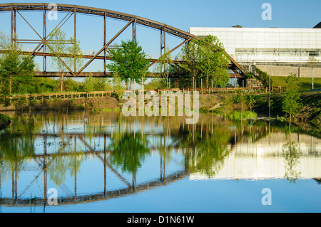 William J. Clinton Presidential Library and Museum, Little Rock, Arkansas Banque D'Images