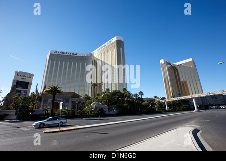 L'hôtel Mandalay Bay Resort And Casino Las Vegas NEVADA USA Banque D'Images