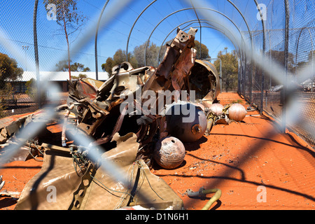 Woomera Rocket heritage park Australie du Sud Banque D'Images