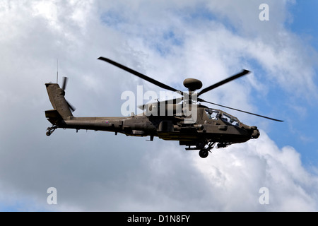 L'Armée britannique Longbow WAH-64D'hélicoptère d'attaque Apache AH1 Banque D'Images