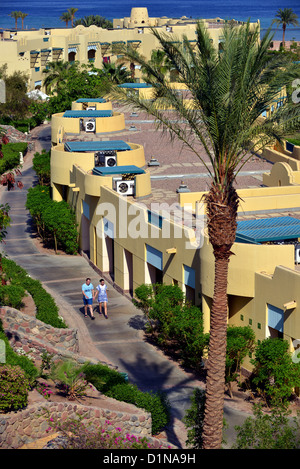 L'hôtel Marriott Taba Heights, complexe de villégiature au Sinaï en Égypte. Banque D'Images