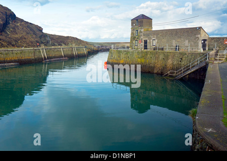 Port de Holyhead Holyhead Anglesey au nord du Pays de Galles au Royaume-Uni. Watch Tower. Banque D'Images