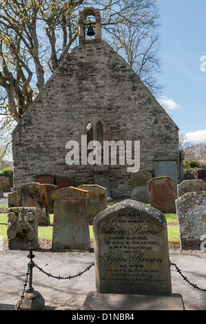 Auld Kirk Alloway Ayr Ayrshire du Sud Ecosse nr dans Burns Tam O' Shanter poème Banque D'Images