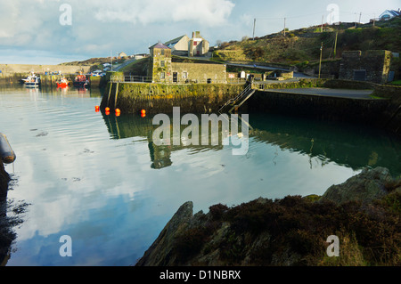 Port de Holyhead Holyhead Anglesey au nord du Pays de Galles au Royaume-Uni. Watch Tower Banque D'Images