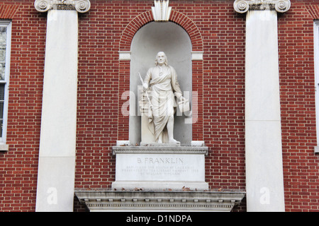 American Philosophical Society, Bibliothèque Hall, Philadelphie, Pennsylvanie. Banque D'Images