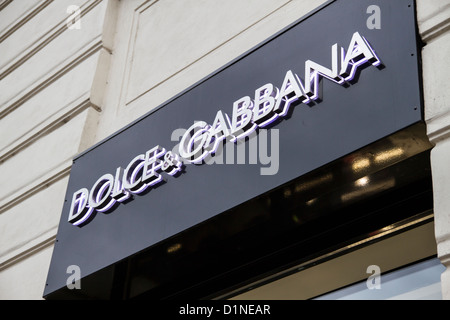 Dolce & Gabbana shop à Prague Banque D'Images