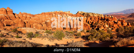 Fournaise ardente, Arches NP, Utah, USA Banque D'Images