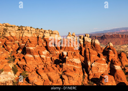 Fournaise ardente, Arches NP, Utah, USA Banque D'Images