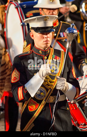 United States Naval Forces Europe Band Banque D'Images