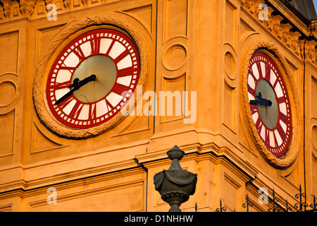 Ballarat Australie / la façade de la circa 1872 Hôtel de Ville de Ballarat Victoria Australie Banque D'Images