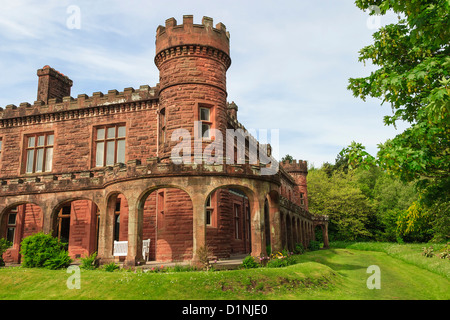 Kinloch Castle est un hôtel particulier de la fin de l'époque Victorienne située sur l'île de R ?m Banque D'Images
