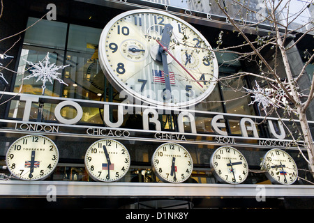Tourneau, plus grand distributeur de montres de luxe en Etats-unis, Manhattan, New York City Banque D'Images