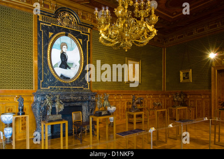 Österreich, Wien 13, Arbeitszimmer von Kaiser Franz Joseph I. in der im Hermesvilla Lainzer Tiergarten Banque D'Images