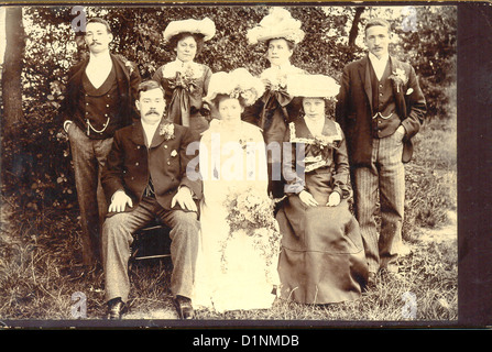 Cabinet de photographie de mariage rural réduite Banque D'Images