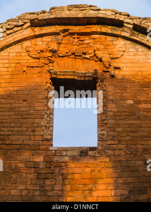 Les ruines de la mission jésuite de Trinidad, la Santísima Trinidad de Paraná, situé dans le sud du Paraguay. Banque D'Images