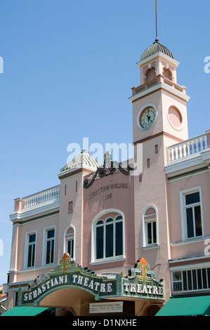 Sebastiani Theatre, Sonoma, Californie Banque D'Images