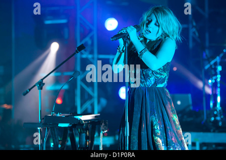 Little Boots en Mexefest 2012, Lisbonne, Portugal. Banque D'Images