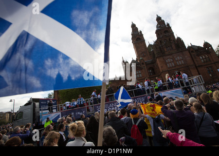 'Homecoming parade' pour le Scottish médaillés olympiques, des célébrations à Glasgow, en Écosse, le vendredi 14 septembre 2012 Banque D'Images