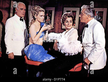 Der Killer und die Dirne contrat dur Patrick Magee, Lee Remick, Lilli Palmer, Claude Dauphin, Sheila (Lee Remick,2vl) reist Banque D'Images
