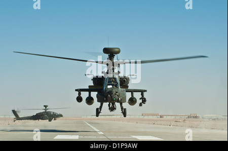 AH-64 Apache Helcopter Banque D'Images