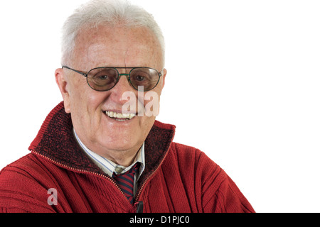 Portrait of happy senior man Banque D'Images