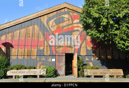 Eagle Aerie Art Gallery, Tofino, Vancouver Island, British Columbia, Canada Banque D'Images