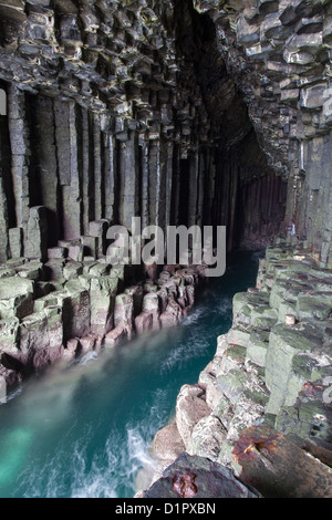 La Grotte de Fingal, sur l'île de Staffa dans les Hébrides intérieures, Ecosse, Royaume-Uni Banque D'Images