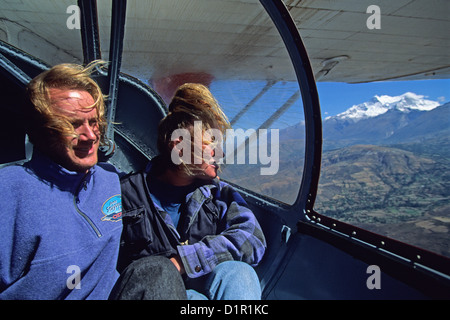 Le Pérou, Huaraz, Catalina PBY-5A de l'aquaplanage. Passagers en bulle. Banque D'Images