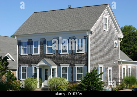 Une maison traditionnelle du Cap Cod à Provincetown, Massachusetts Banque D'Images