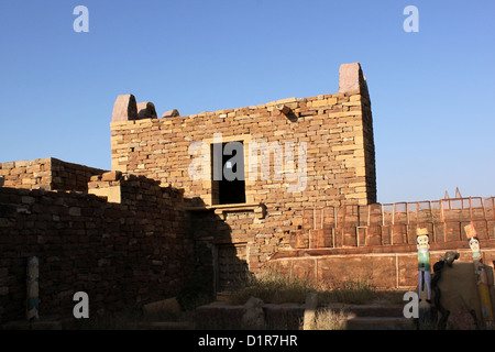 Khaba fort de Jaisalmer Rajasthan Inde Banque D'Images