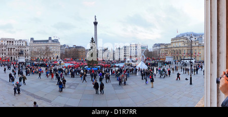 Trafalgar Square, Londres, Royaume-Uni Banque D'Images